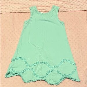 Sleeveless Mint Green Kids Dress